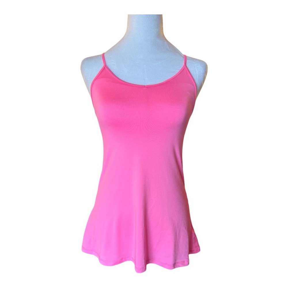 Ideology Pink Active romper Criss Cross Back‎ Athletic Sleeveless Medium